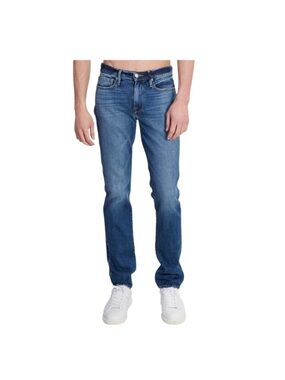 Frame Denim Women's Straight-Leg Jeans in Light Blue Wash